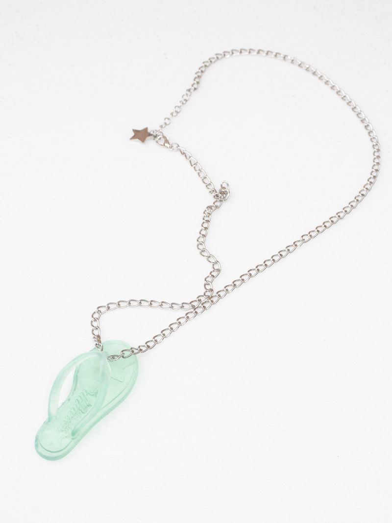MINT FLIP-FLOP NECKLACE