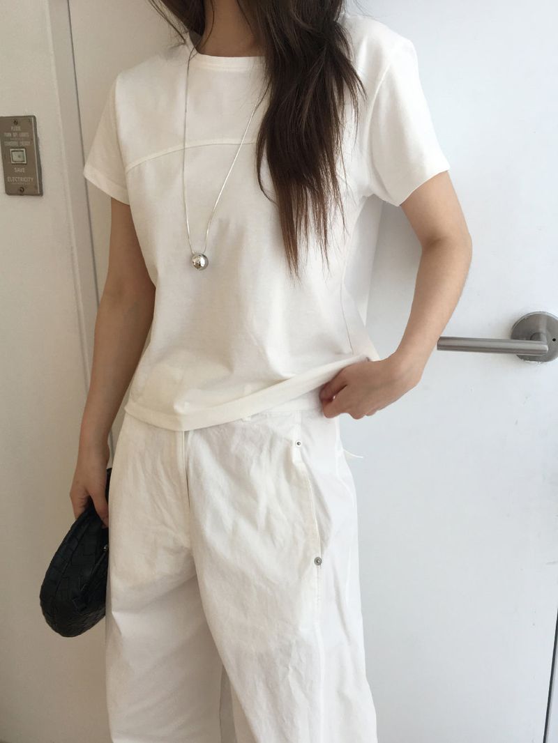 Pie semi crop T