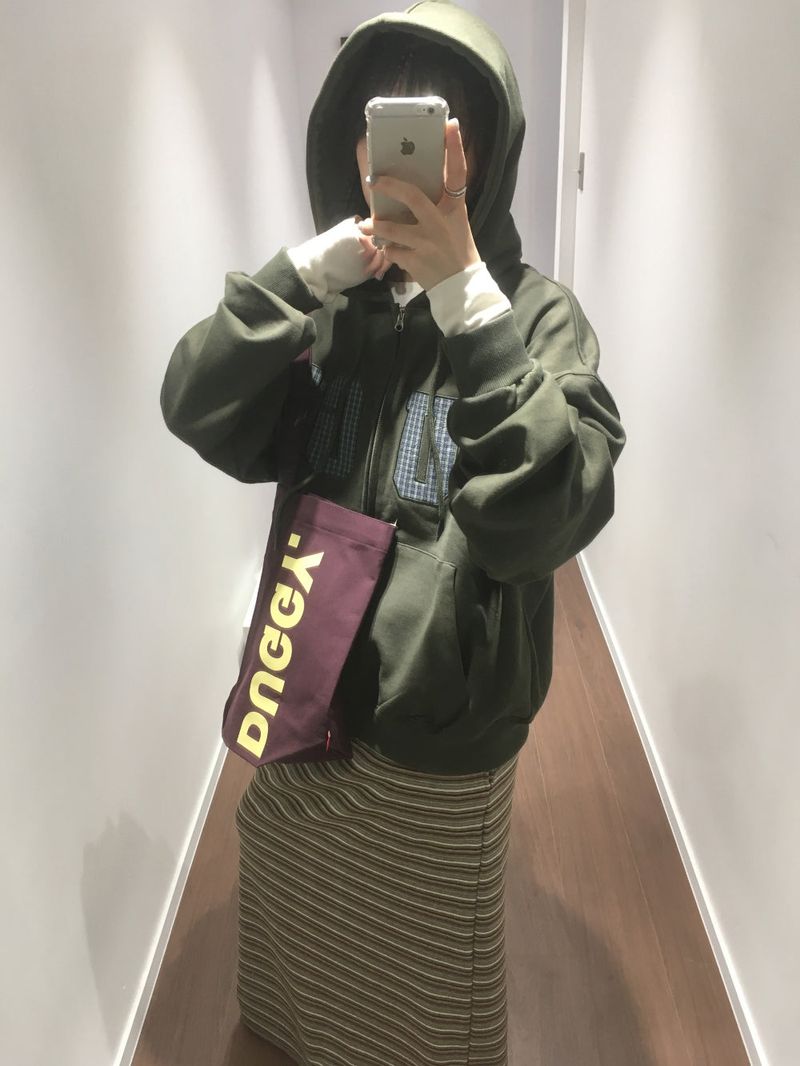 YWD STRIPE SKIRT (2color)