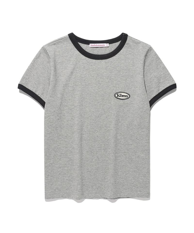 Kims Fresh Cotton Market(キムス フレッシュ コットン マーケット)の「Kims エッグバムリンガーT Grey(トップス)」