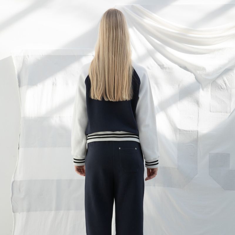 STAR RIVET ZIP-UP (NAVY)