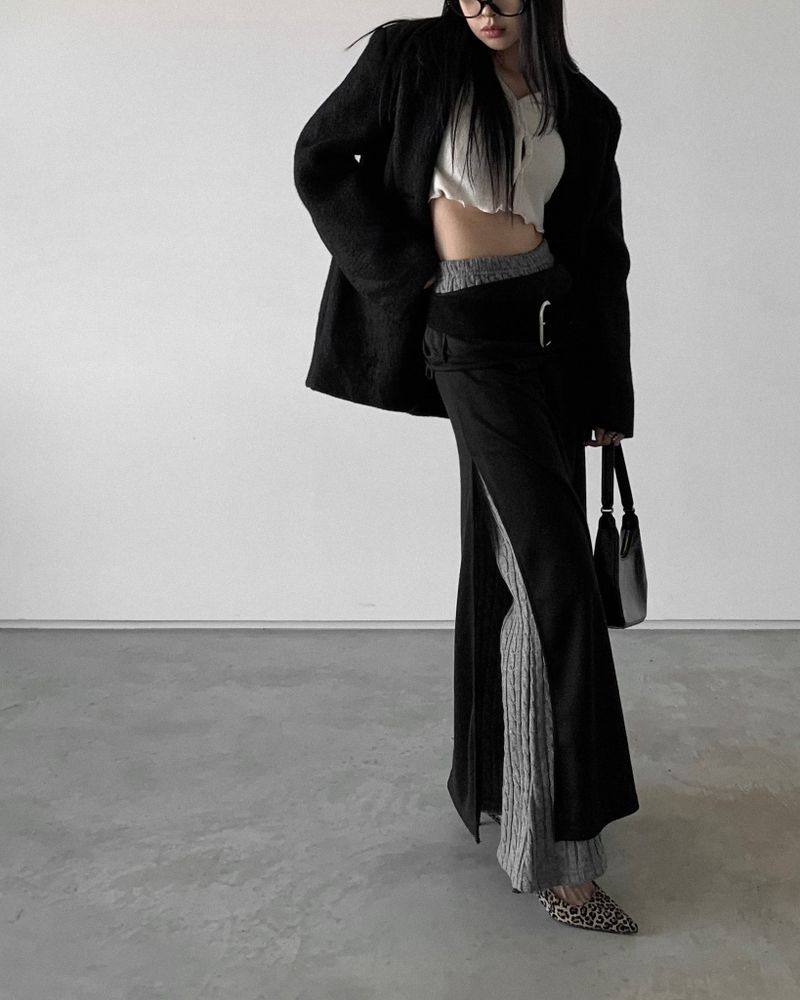 Half coat blazer