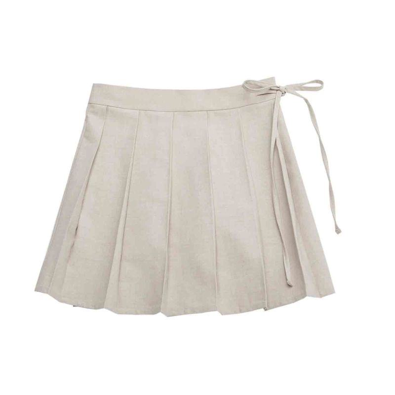 Kairo pleats skirt (beige)