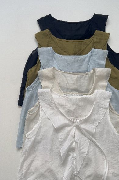 Ollie Frill Sleeveless Blouse