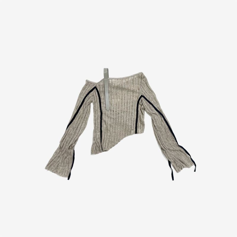 Lopao Belt Uneven Knit