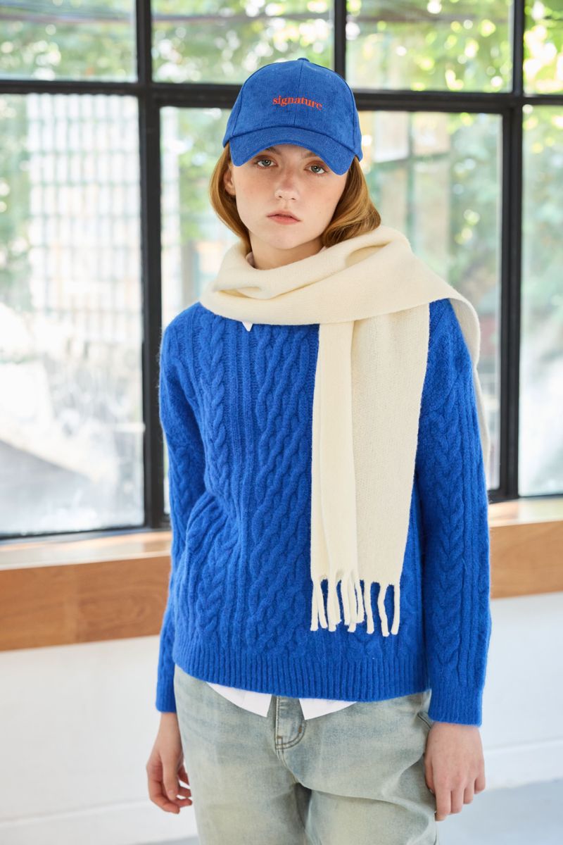 JUICY ROUND KNIT / BLUE