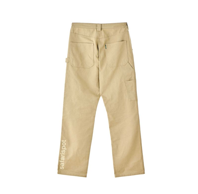 BASIC SAFARI CARPENTER COTTON PANTS (BEIGE)