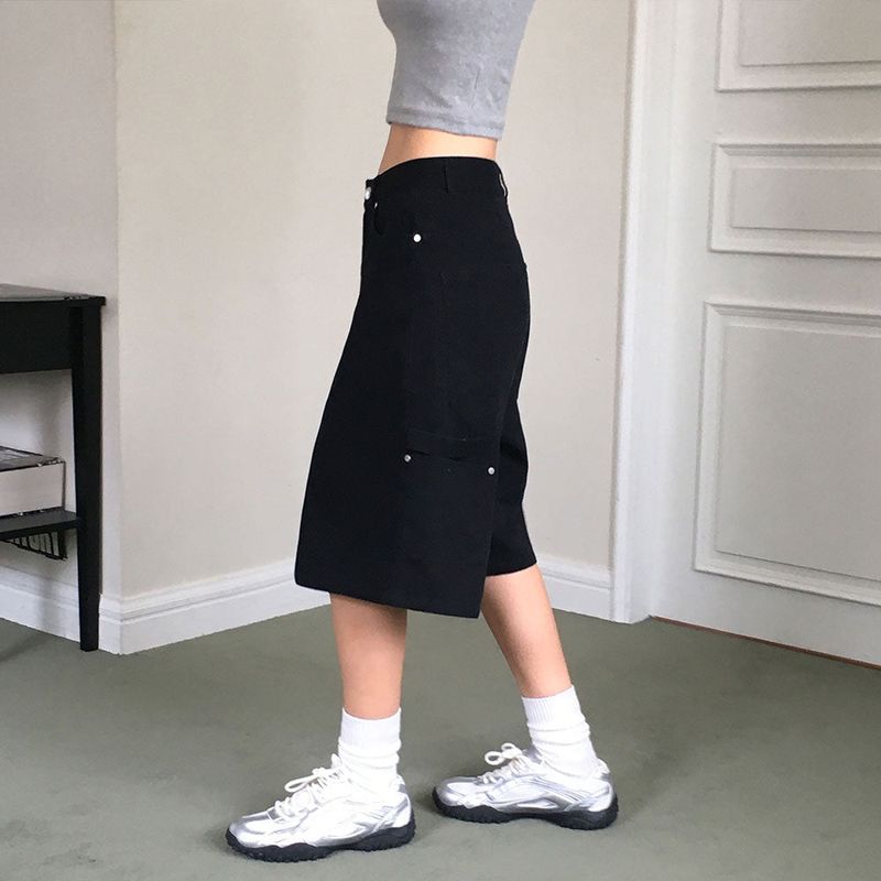 [MADE/XS-XL] five-pocket bermuda pants