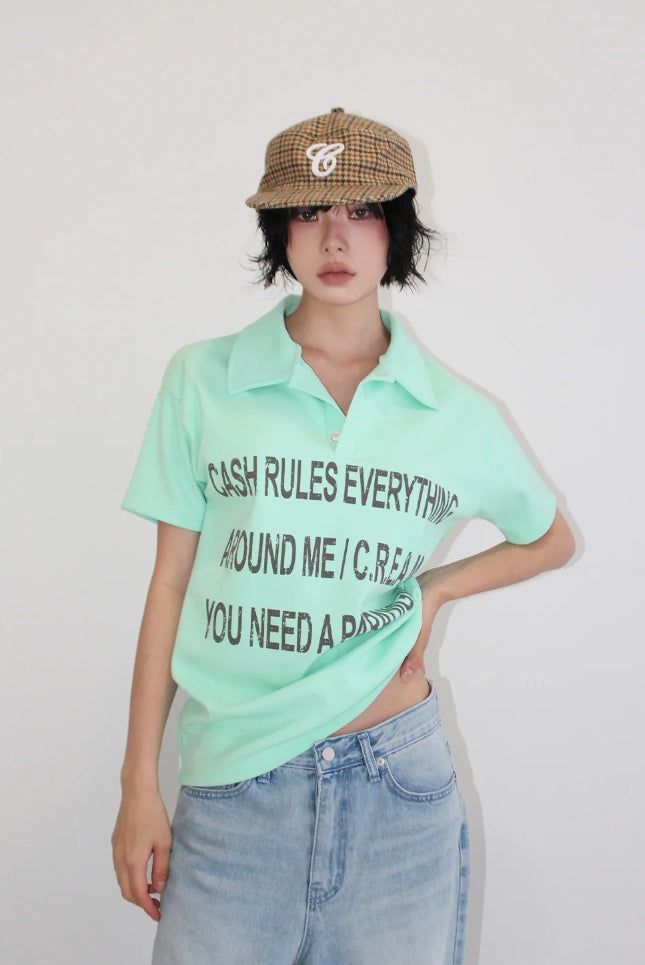 AAKE(アケ)の「C.R.E.A.M SLIM PK TEE(Tops)」