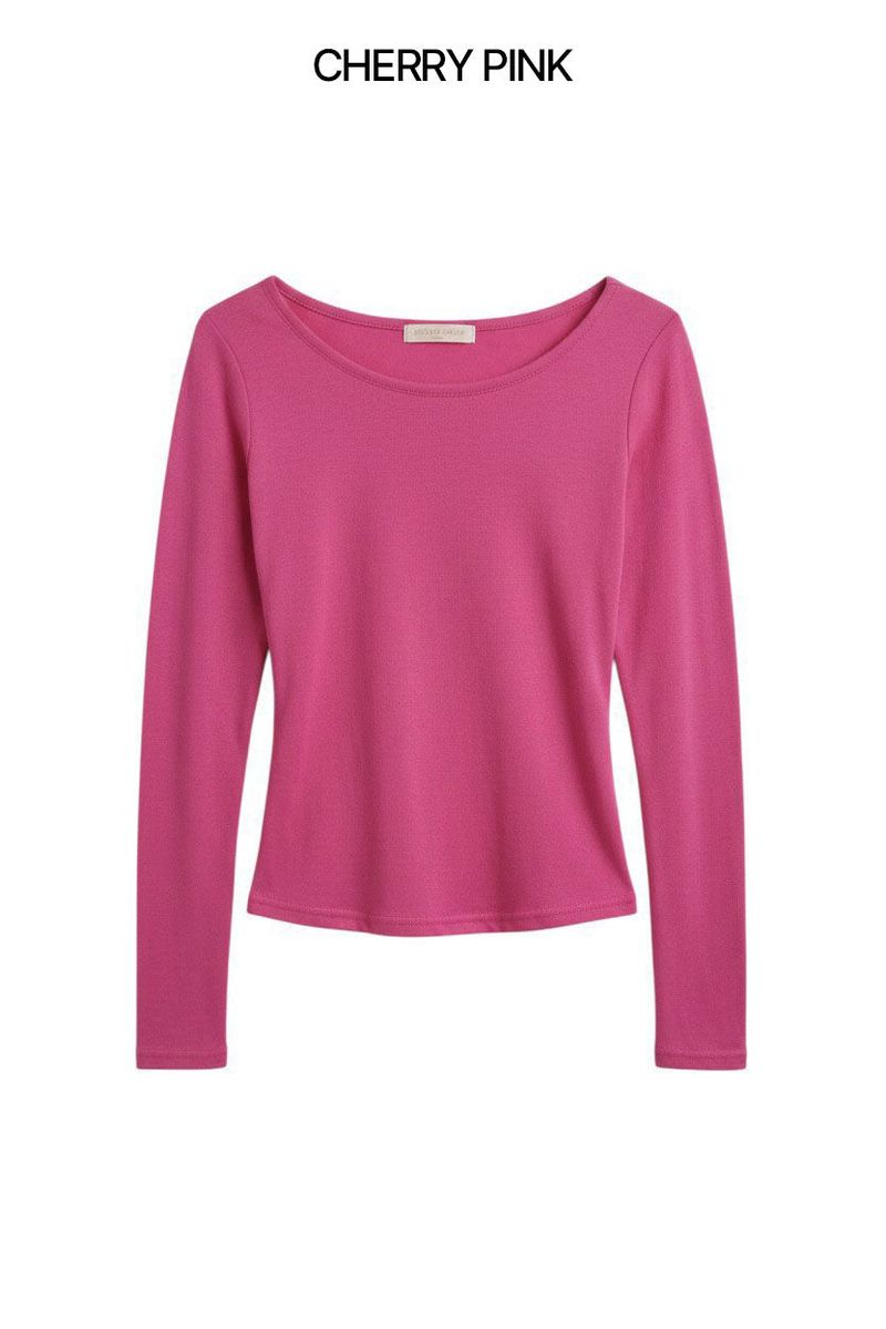 Duo U-Neck Long Sleeve T-Shirt