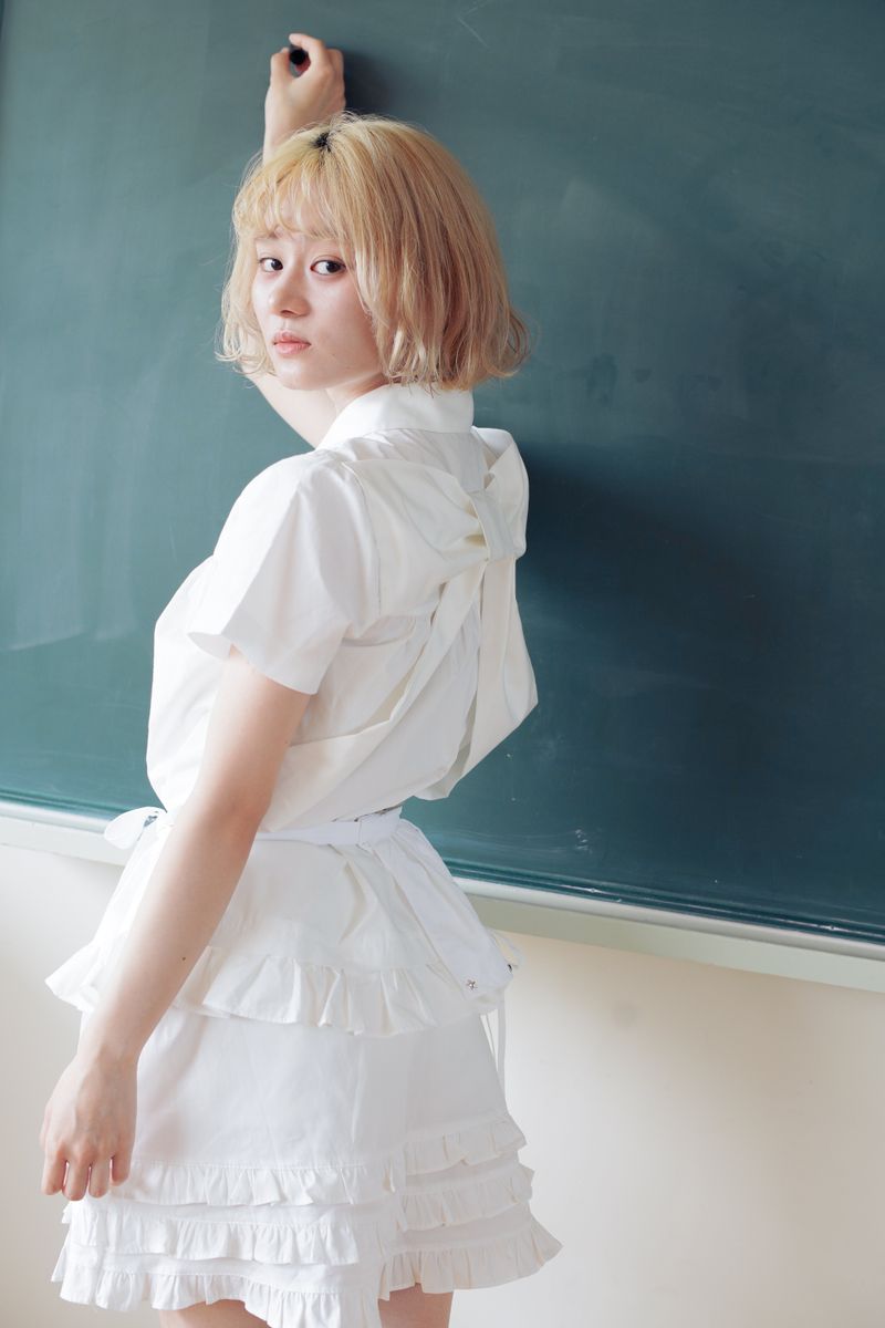 bigribon frill shirt 