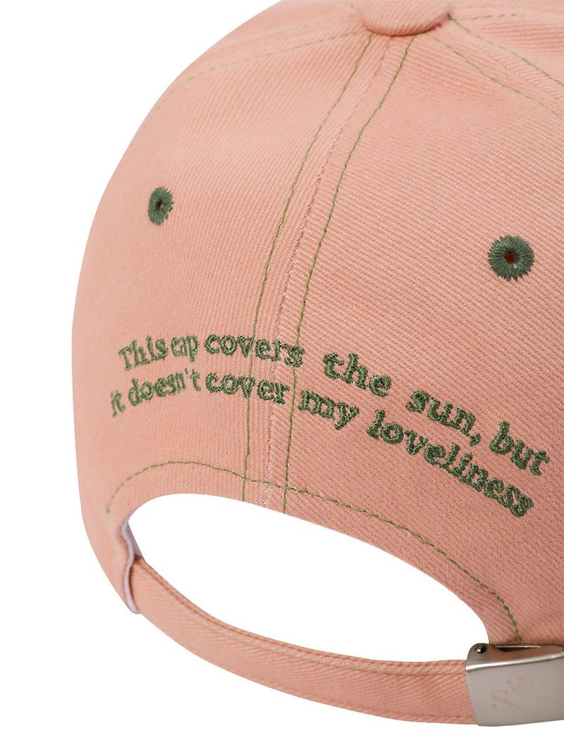 NOT COVER LOVELY BALL CAP - PINK