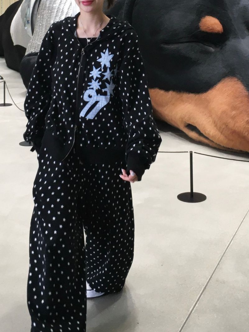 [SET] 97 Star Sweat Wide Pants (2c)
