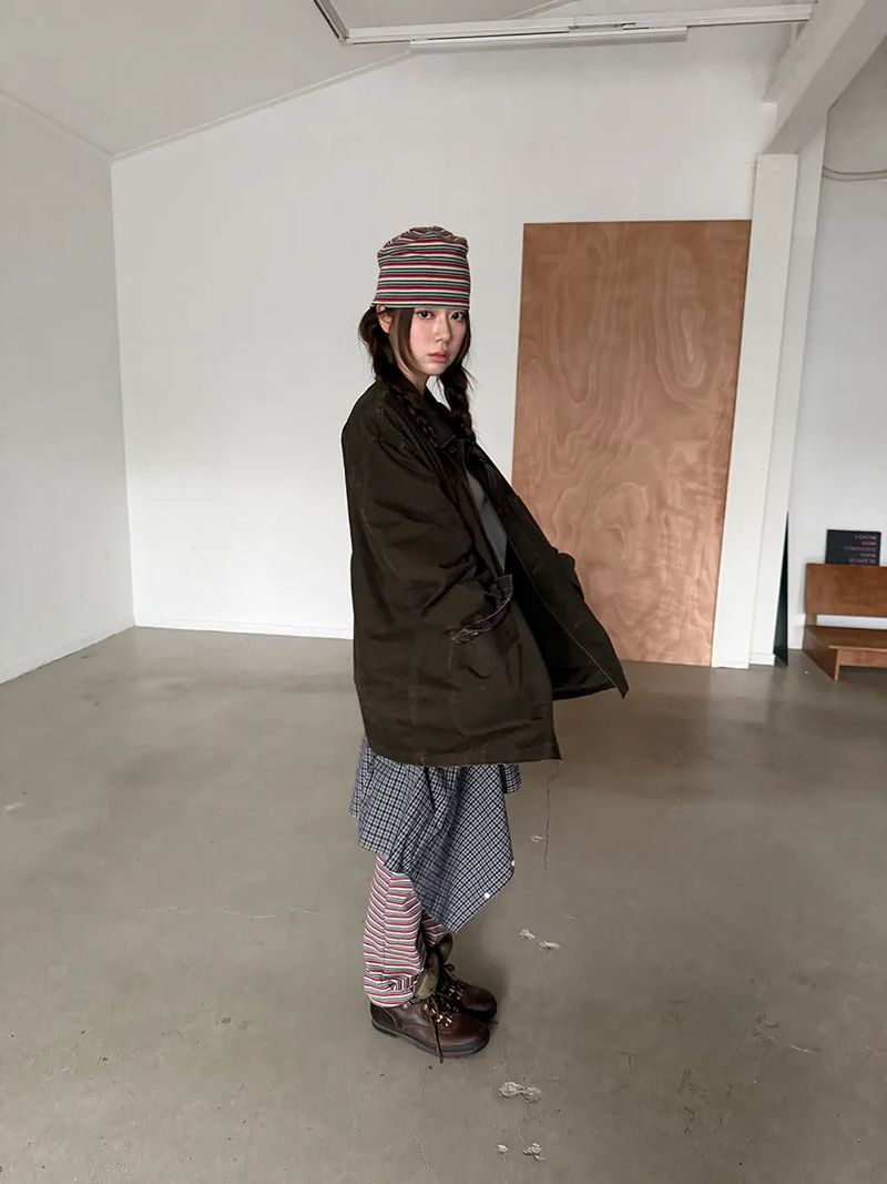  french mood peach jacket 
