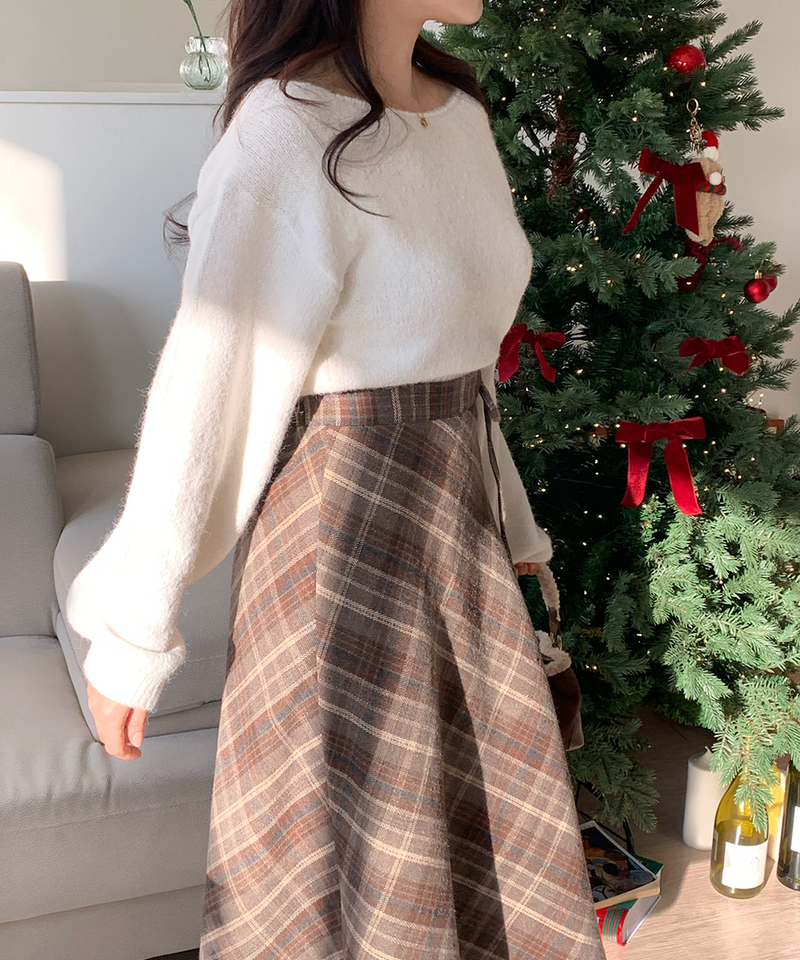 Betty Check Skirt