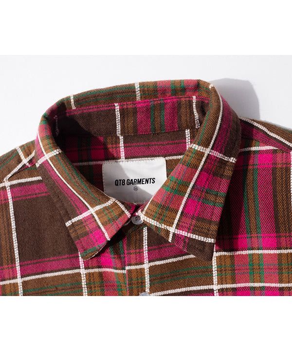 LB Rustic Core Flannel Check Shirt (Pink)