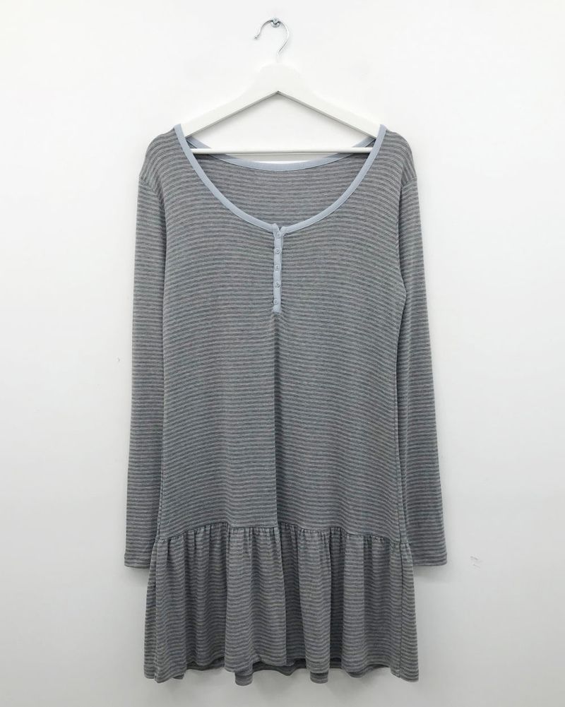 Scandi striped dress (3color)