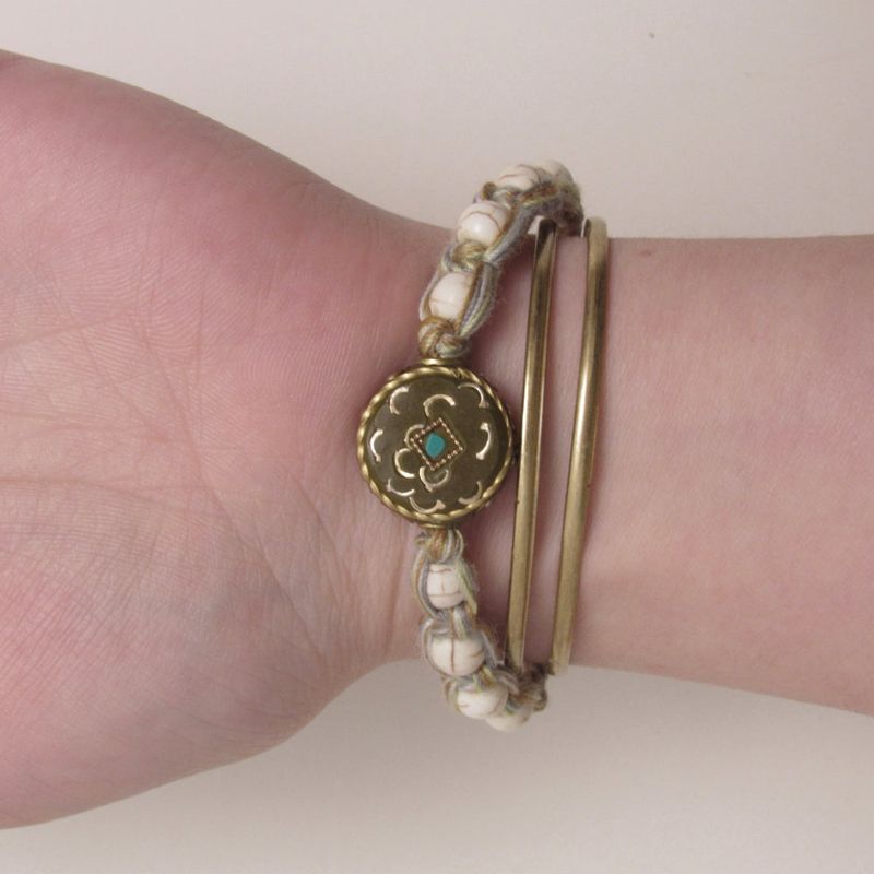 ccnmade（チェチャンナムメイド）の「[CCNMADE] Dreaming Flower Gemstone Bracelet（Accessories）」