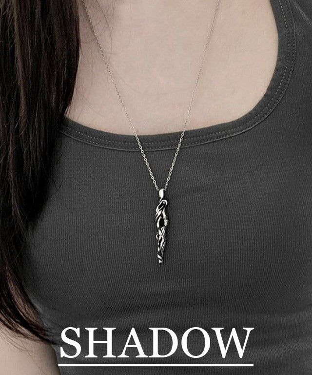 Unique Shadow Sculpture Pendant