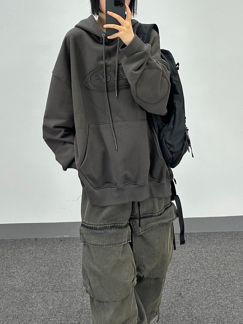 elbow patch hoodie