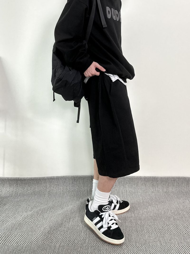 Mg Side folding bermuda pants