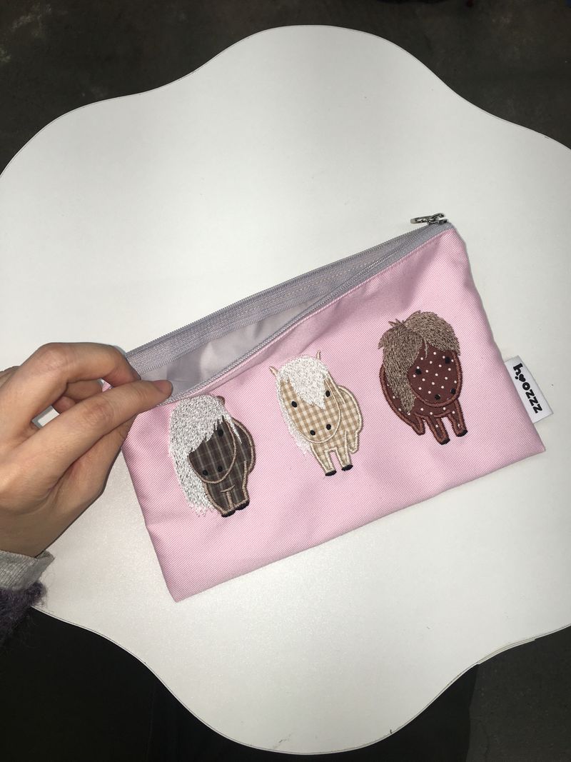 26 pony pouch(khaki,pink)