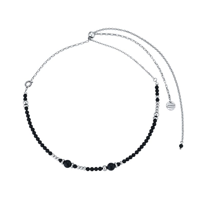 SENTIMENTS（サンティマン）の「NO.333 [SILVER] BLACK PEARL NECKLACE（Accessories）」