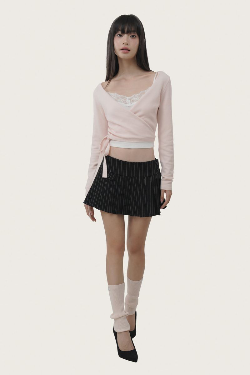 Kleesier（クリーシーア）の「Jellybean wrap cardigan（）」