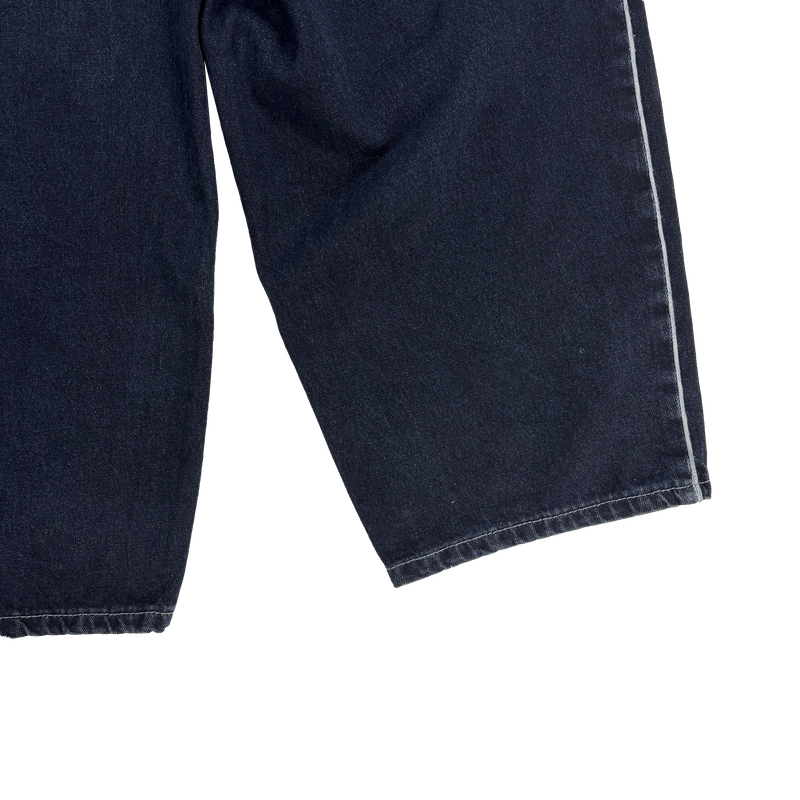 denim piping balloon pants