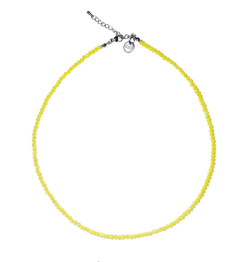 color crystal beads necklace (8color)