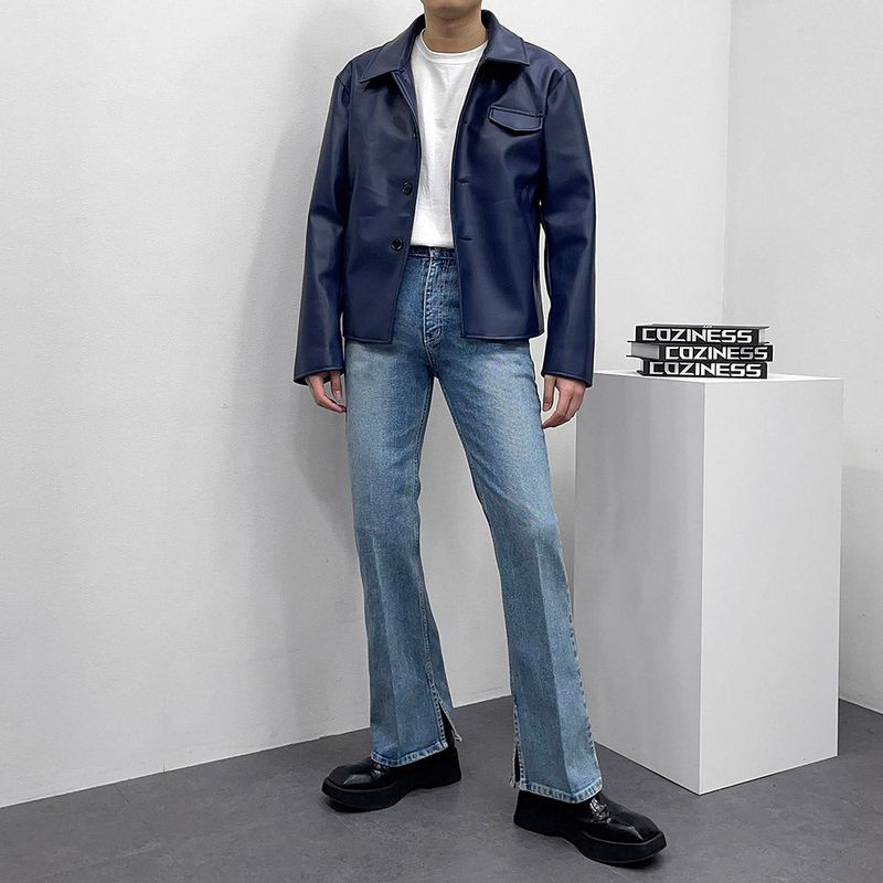 FL Youth Cropped Leather Jacket (2 colors)