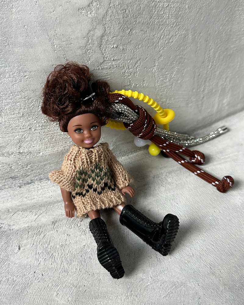 Tyla tanning doll key ring