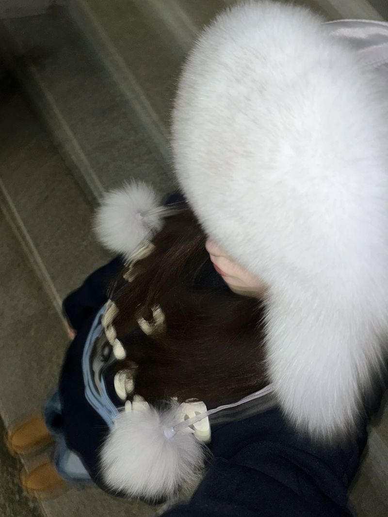 Fox fur hat