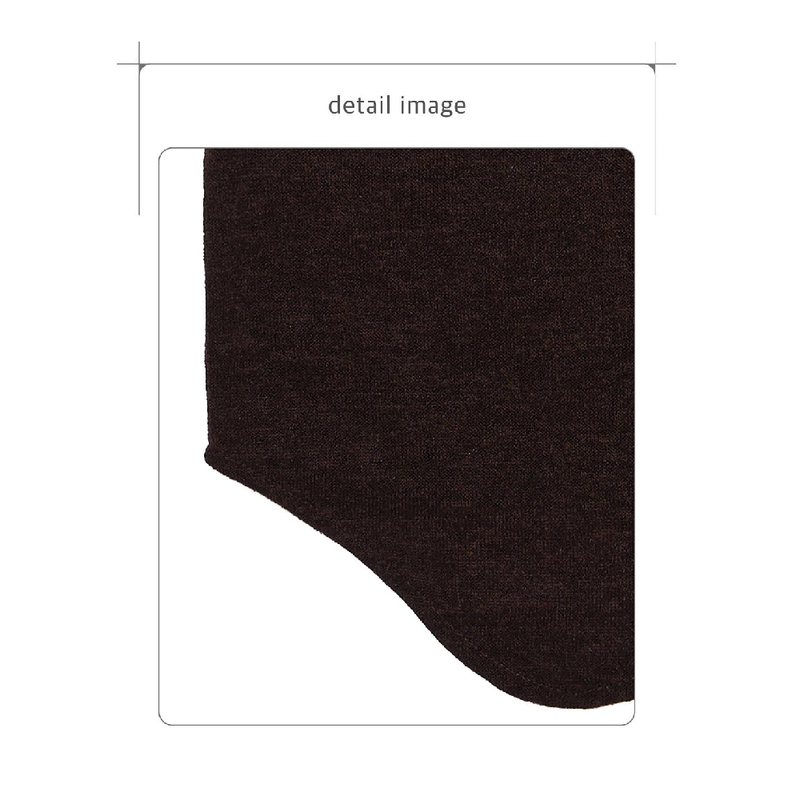 HALTERNEK KNIT VEST_BROWN
