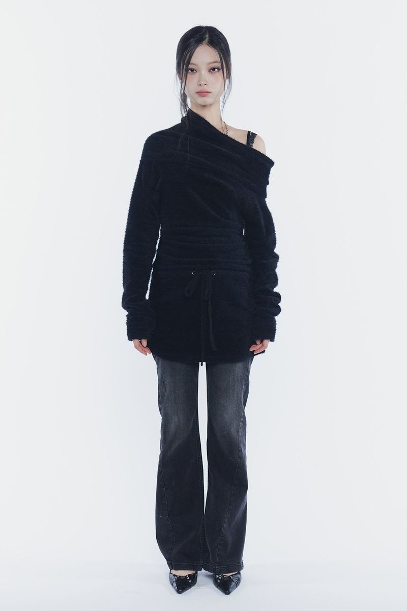 MISTY LOOSE DRESS black