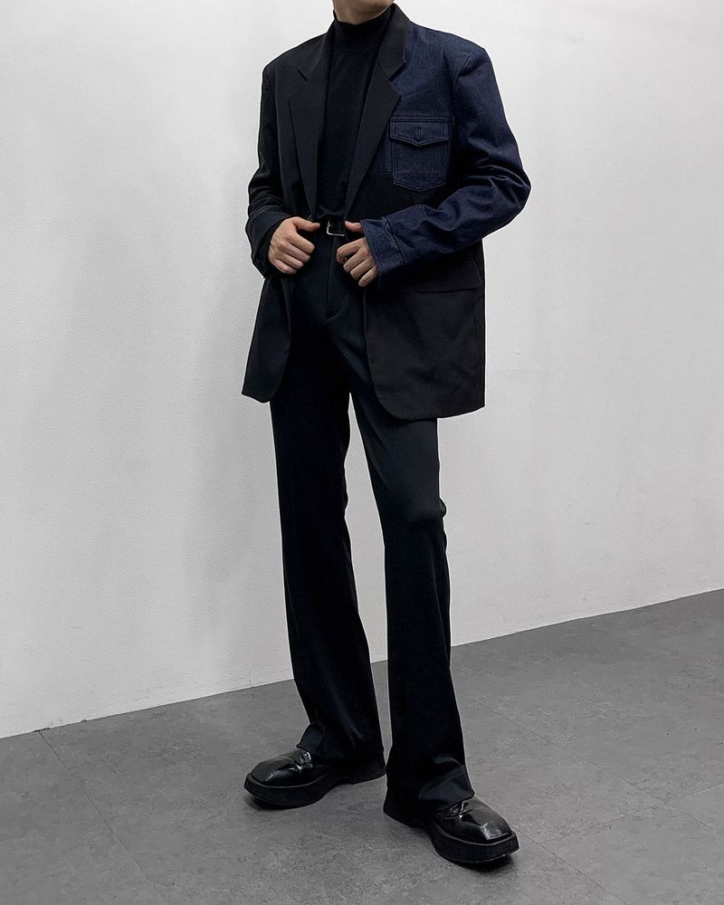 Minimal Blue Coloring Jacket (2 colors)