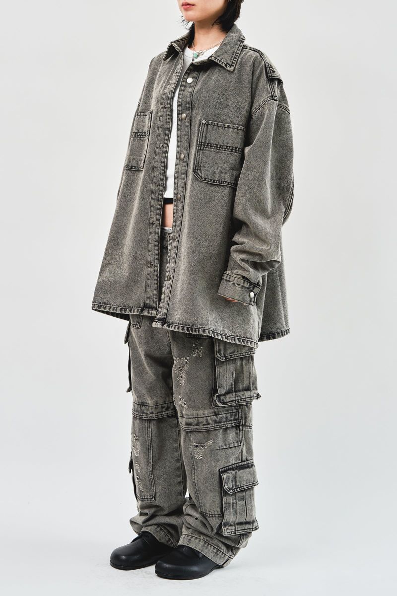 Sord Washed Denim Jacket (2color)