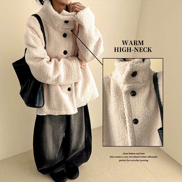 Lottie high neck pogle long coat