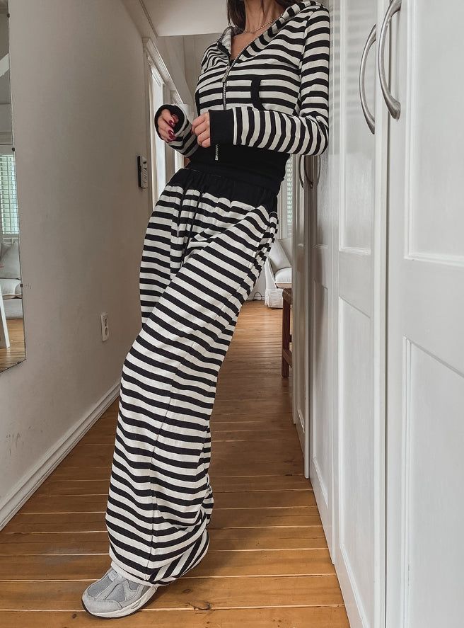 Annie Stripe Set-up String Pants