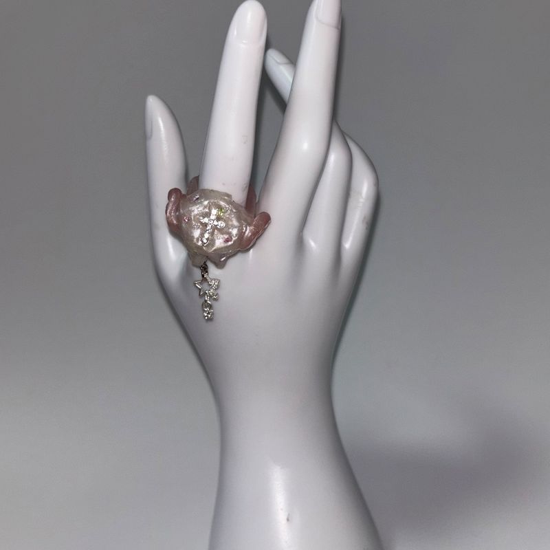 [MADE] Tooth fairy star ring - Kpop idol pick!