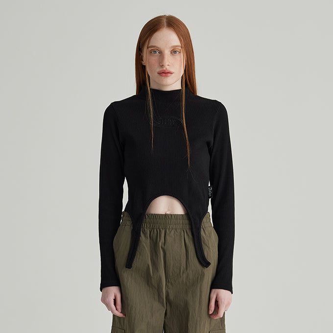 ANDTHEOTHER(アンドジアザー)の「BLACK HEM VARIATION LONG SLEEVES T-SHIRT(Tops)」
