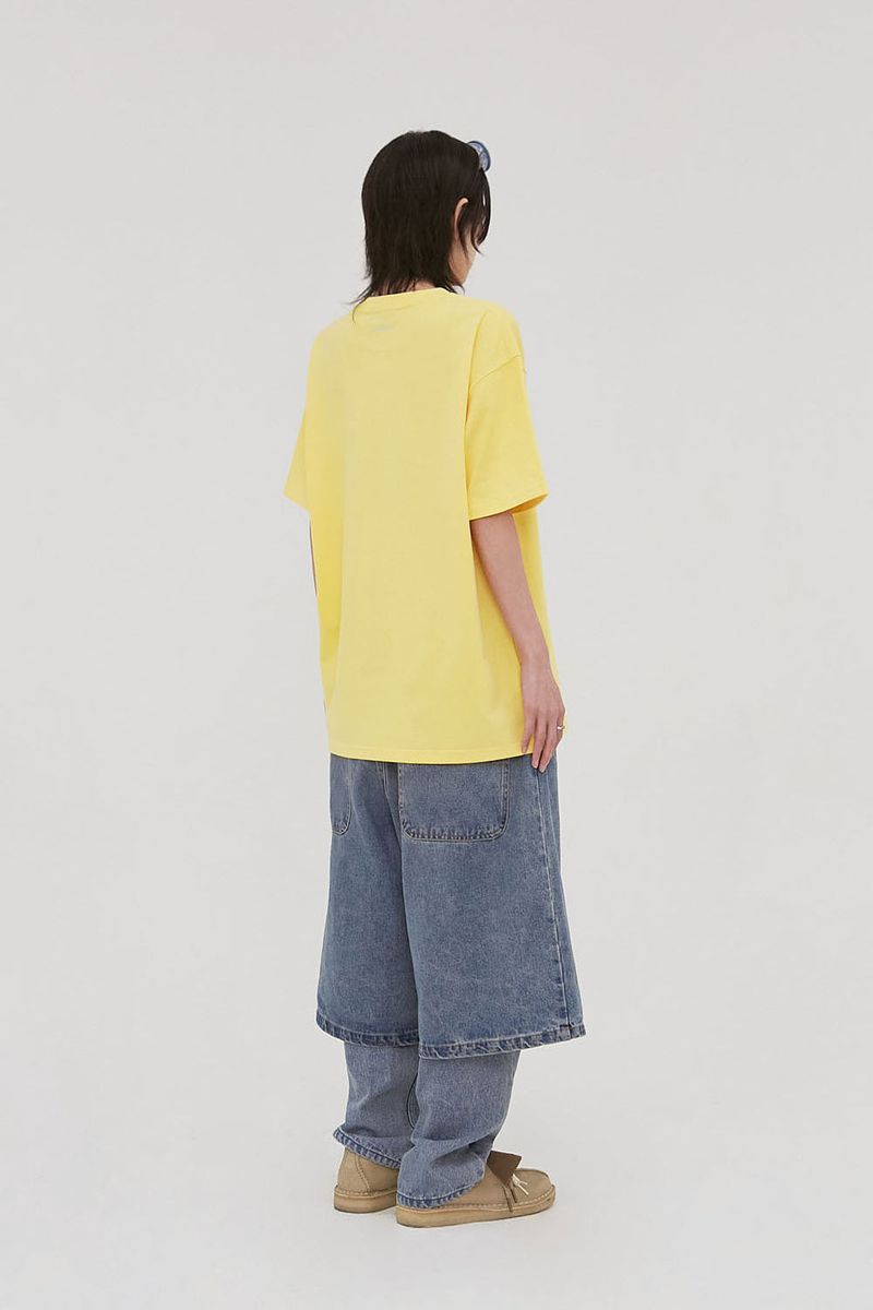 Cherry Bear Tee_Canary