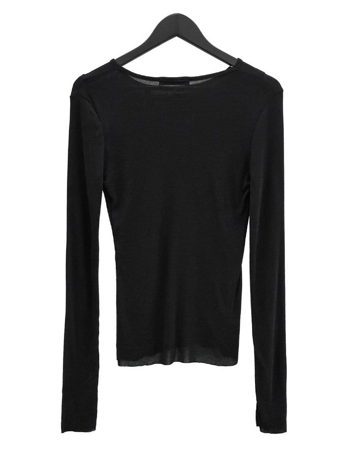 Outsole see-through long-sleeve tee