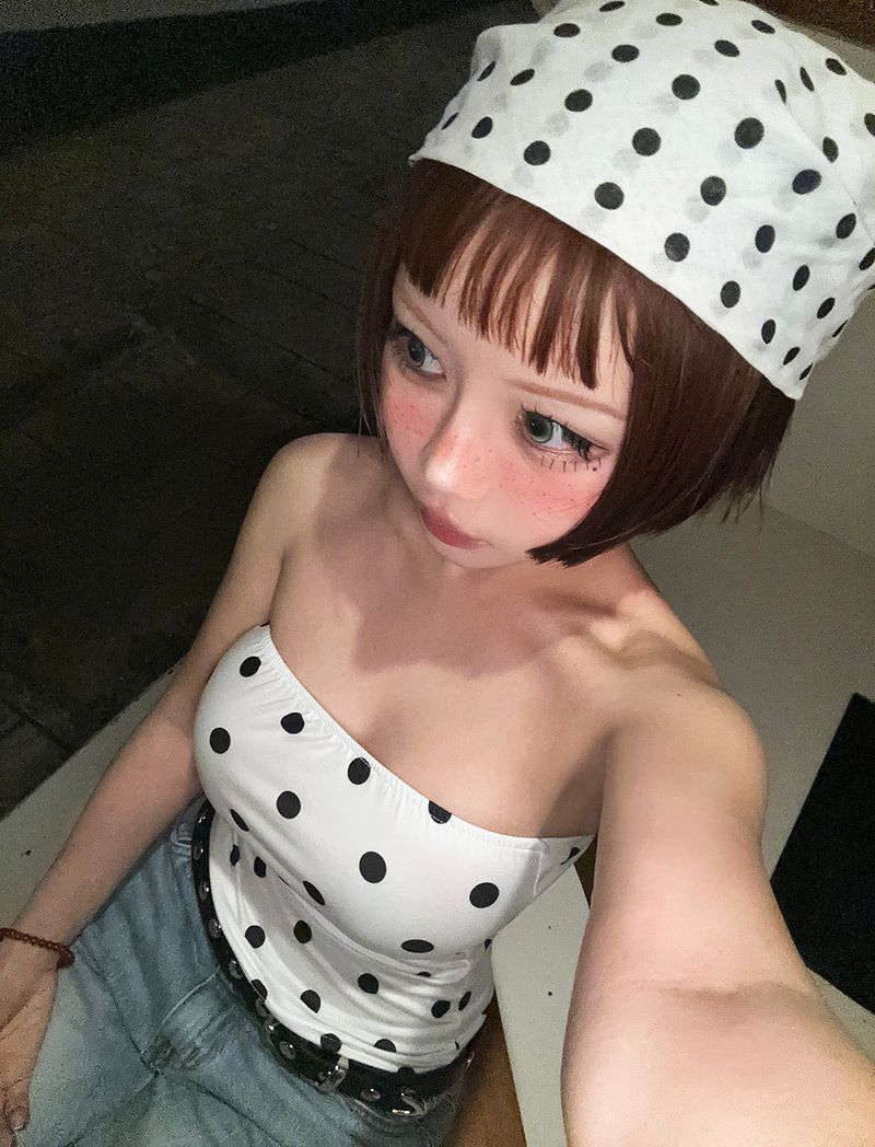 dotting tube top