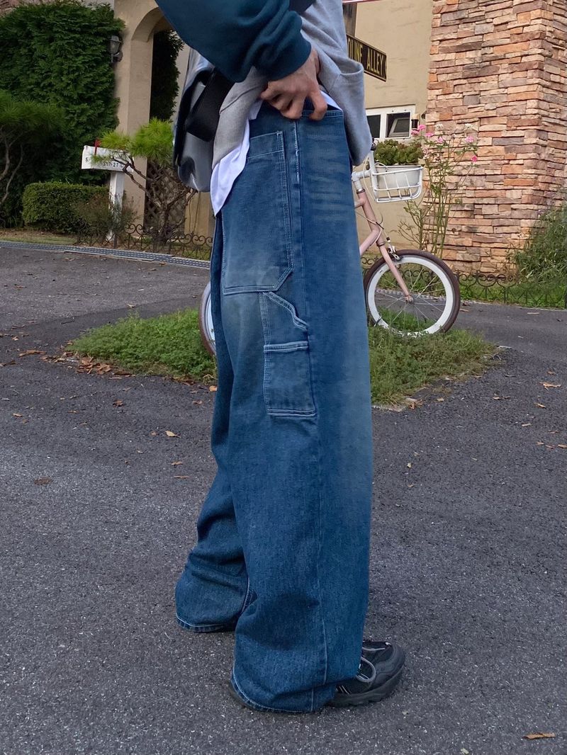 Skipper Balloon Carpenter Denim Pants 2C