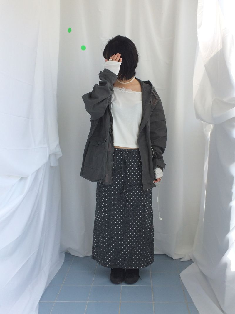 mode dot flow skirt