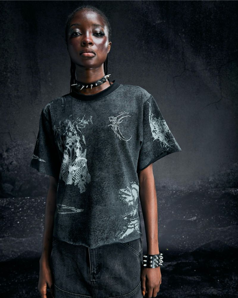 "ØNYX WAXED T SHIRT"