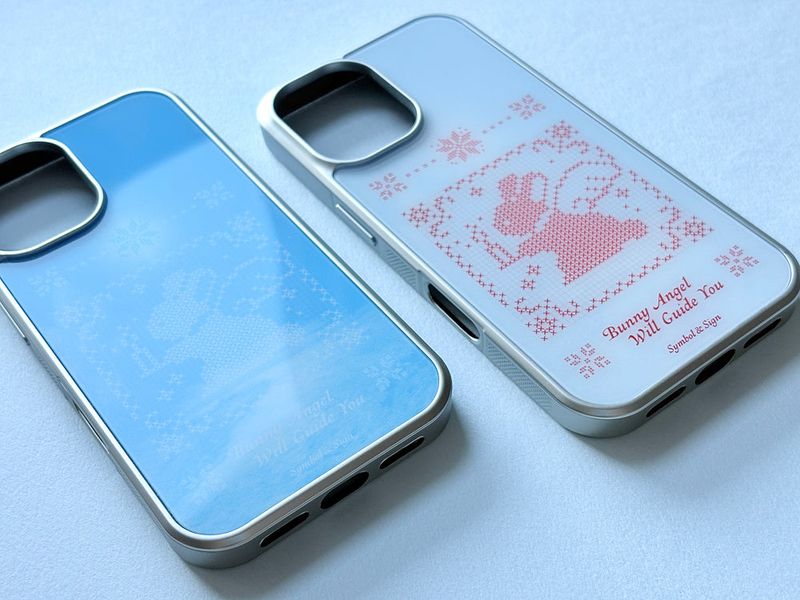 Bunny Angel | Bumper Case - Blue