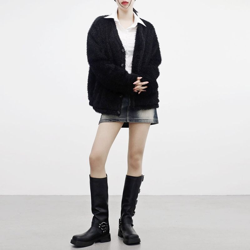 Fergie Mohair Over Cardigan