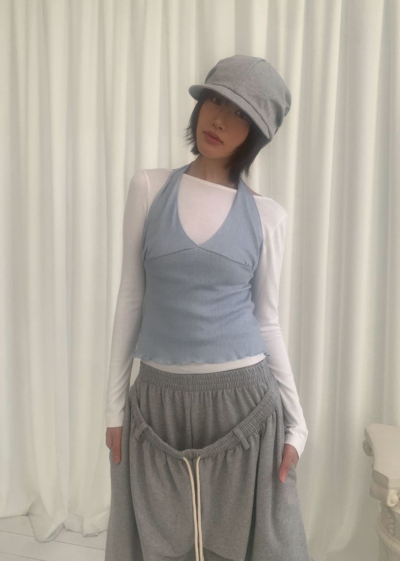 COTTON SHIRRING CAP
